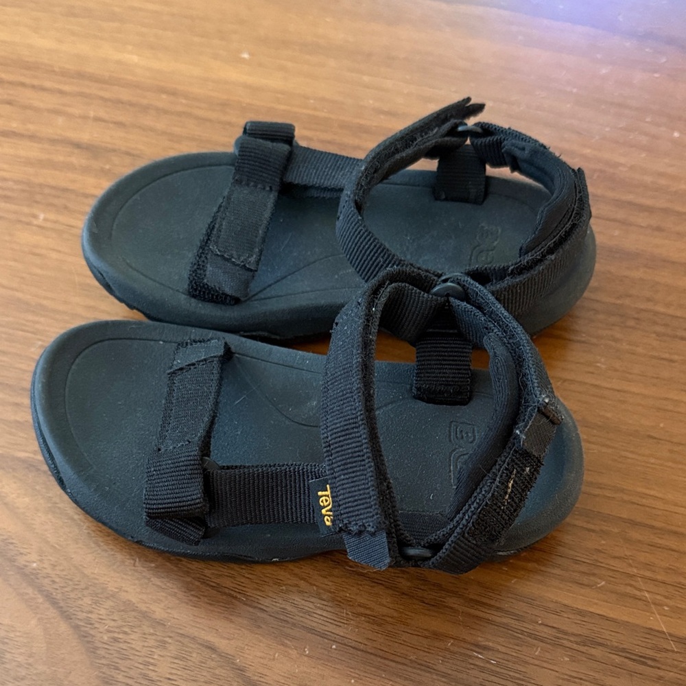 Teva Kids Black Strap Sandals